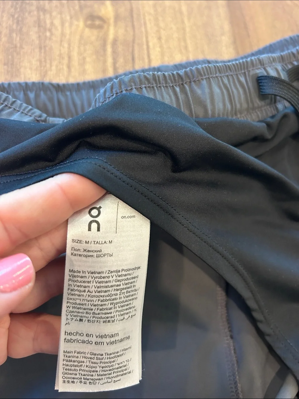 On Running Women’s Charcoal Athletic Running Shorts